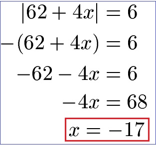Betragsgleichung Beispiel 3 Lösung 3