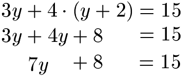 Gleichung umstellen Beispiel 5 Lösung 2