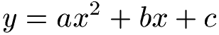 Quadratische Gleichung / Funktion allgemein