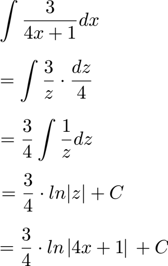 Substitutionsregel Bruch Beispiel 2 Lösung Teil 2