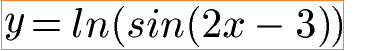 Natürlicher Logarithmus Ableitung Beispiel 2 Aufgabe