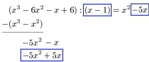 Nullstellen berechnen Polynomdivision Beispiel 1 Teil 8