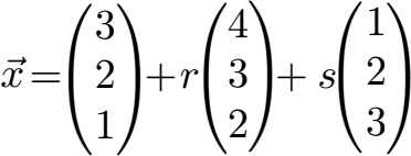 Parametergleichung in Koordinatengleichung Beispiel 2 Aufgabe