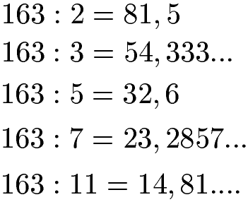 Primzahlen Beispiel 1b
