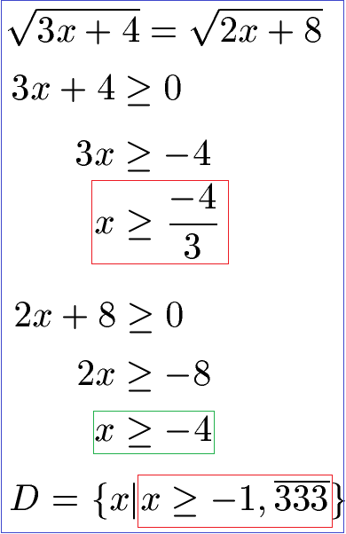 Quadratwurzel Beispiel 2 Definitionsmenge