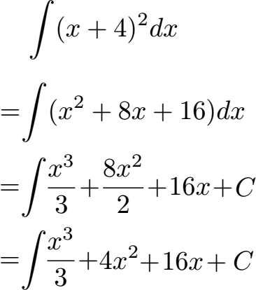 Summenregel Integration Beispiel 2 Lösung