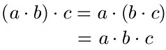 Verknüpfungsgesetz / Verbindungsgesetz Multiplikation Formel