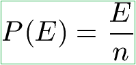Wahrscheinlichkeit Laplace Formel
