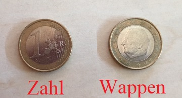Zufallsexperiment Beispiel 1 Münze