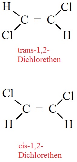 cis-trans-isomerie Beispiel