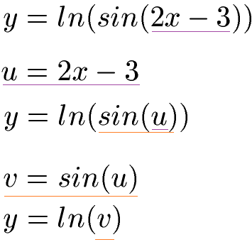 Ableitung Logarithmus Beispiel 2 Lösung Teil 1