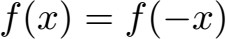 Achsensymmetrie / Spiegelsymmetrie Formel