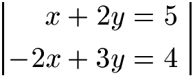 Additionsverfahren Beispiel 1b