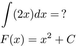 Unbestimmtes Integral Beispiel