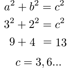 Betrag eines Vektors Herleitung mit Satz des Pythagoras