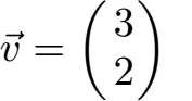 Länge Vektor 2D Beispiel 1 Vektorangabe