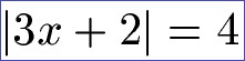 Betragsgleichung Beispiel 1