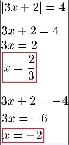 Betragsgleichung Beispiel 1c