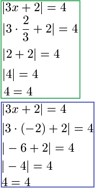 Betragsgleichung Beispiel 4 Lösung 3