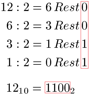 Binärzahl in Dezimalzahl Beispiel 2a