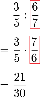 Bruchrechnen Dividieren Beispiel 1
