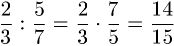 Brüche dividieren Beispiel 1 Lösung Teil 2