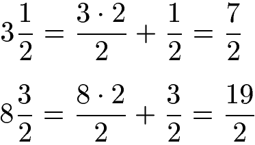 Brüche dividieren, gemischte Zahlen Lösung Teil 1
