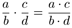 Brüche multiplizieren Beispiel 6