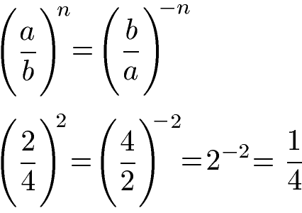 Brüche potenzieren Beispiel 4