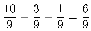 Brüche Subtrahieren Beispiel 3 Lösung