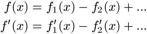 Differenzregel Formel