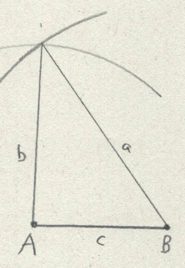 Dreieck konstruieren (zeichnen) SSS Beispiel 4