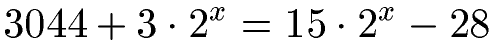 Exponentialgleichung Beispiel 3 Aufgabe