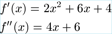 Extremwertberechnung Aufgabe 1 Lösung mit 2. Ableitung