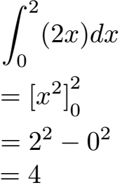Fläche unter Funktion Beispiel 1 Lösung