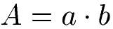 Flächeninhalt Rechteck Formel mit Seitenlängen