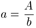 Flächeninhalt Rechteck Formel: Seitenlänge a berechnen