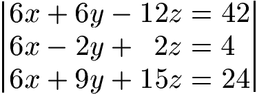 Gauß-Verfahren / Gauß-Algorithmus Beispiel 1c