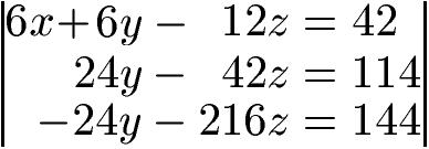 Gauß-Verfahren / Gauß-Algorithmus Beispiel 1e