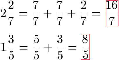 Gemischte Brüche Beispiel 3 Multiplikation Grafik 2