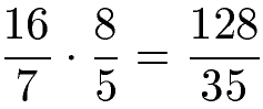 Gemischte Brüche Beispiel 3 Multiplikation Grafik 3