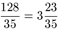 Gemischte Brüche Beispiel 3 Multiplikation Grafik 4