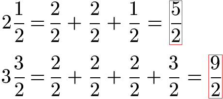 Gemischte Brüche Beispiel 4 Division Grafik 2