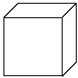 Geometrische Körper Würfel