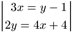 Gleichsetzungsverfahren Beispiel 2