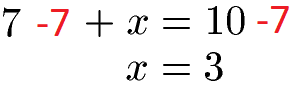 Gleichung umstellen Beispiel 1 Lösung 2