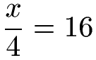 Gleichung auflösen Beispiel 4 Aufgabenstellung