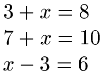 Gleichungen lösen einfache Beispiele