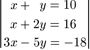 Gleichungssysteme unterbestimmt Beispiel