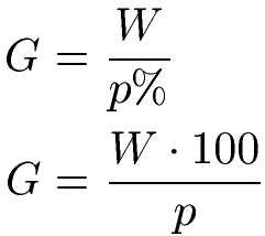 Grundwert Formel 1